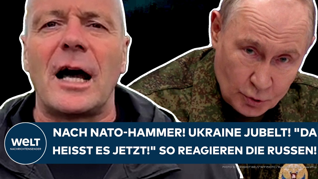 PUTINS KRIEG: Nach NATO-Hammer! Ukraine jubelt! "Da heißt es jetzt!" So reagieren die Russen!