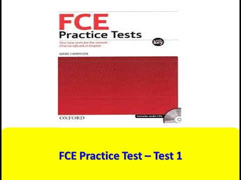 14- FCE Listening  Practice Test (Test 1) with answers