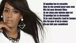 Amel Bent - Si on te demande (paroles/lyrics) + musique.