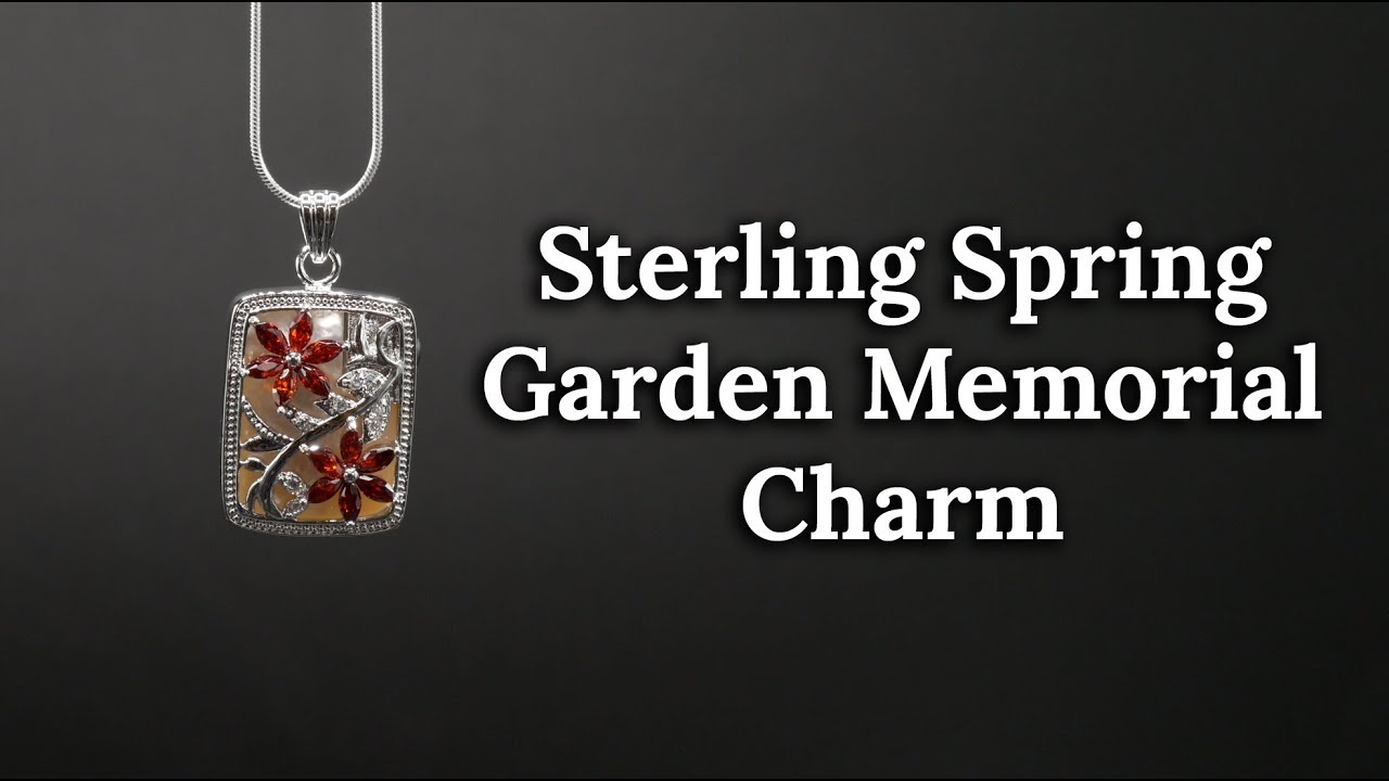 The Sterling Spring Garden Memorial Charm - Jewelry Keepsakes (2019)