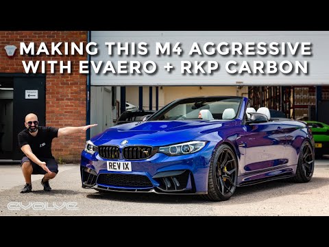 This F83 M4 gets an Evaero + RKP carbon fiber style upgrade!
