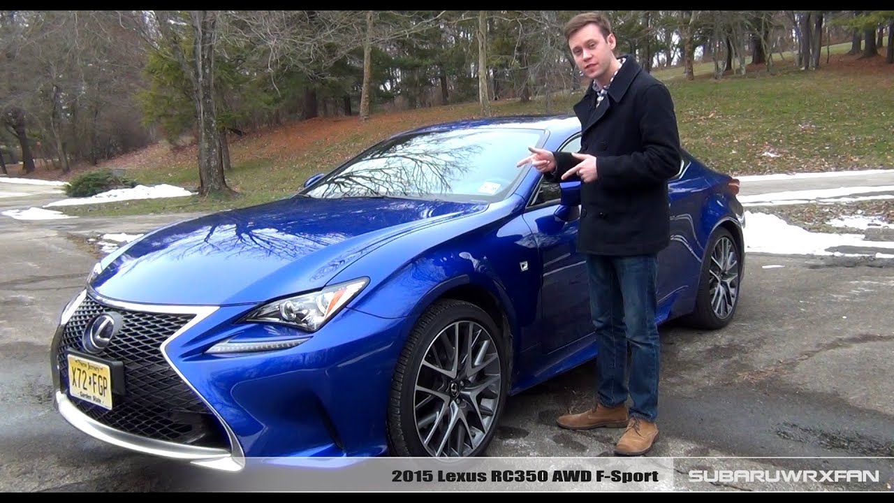 Review: 2015 Lexus RC350 AWD F-Sport
