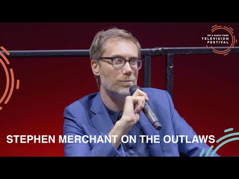 Thumbnail of the video: Stephen Merchant and the crew behind The Outlaws | BFI & Radio Times Television Festival 2022