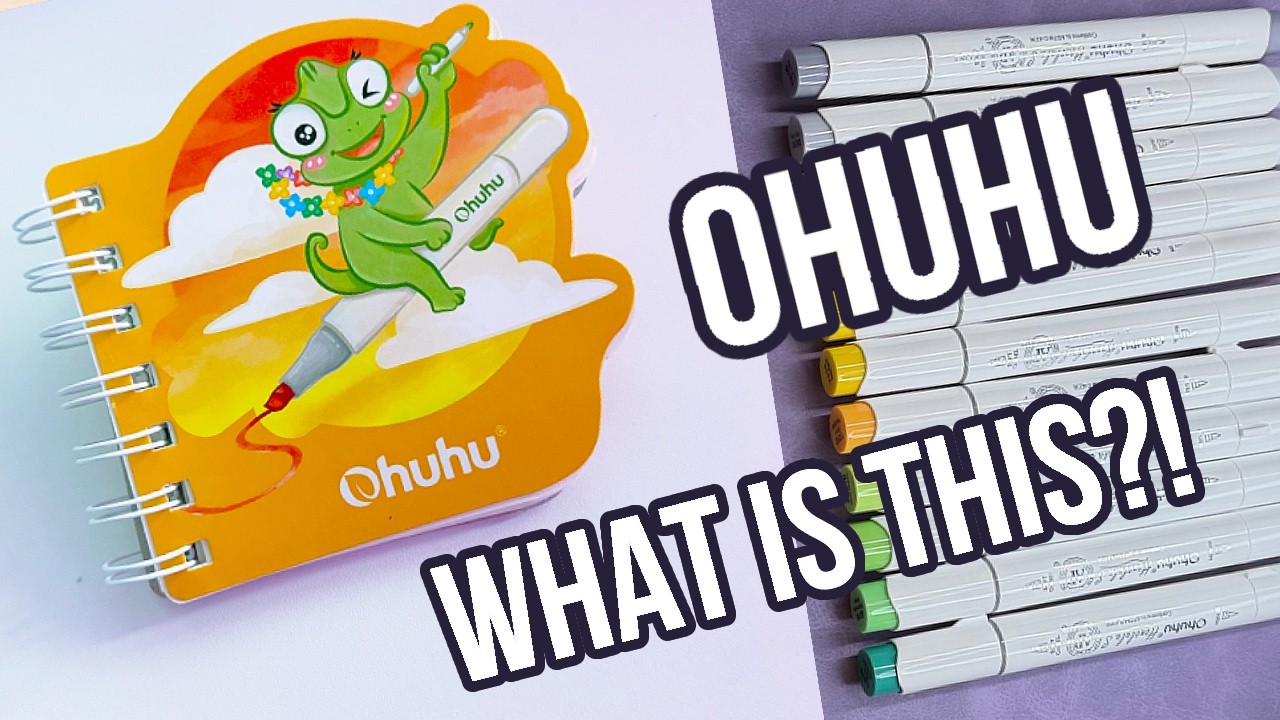 Weird OHUHU Sketchbook for Alcohol Markers? | Melon Drawing