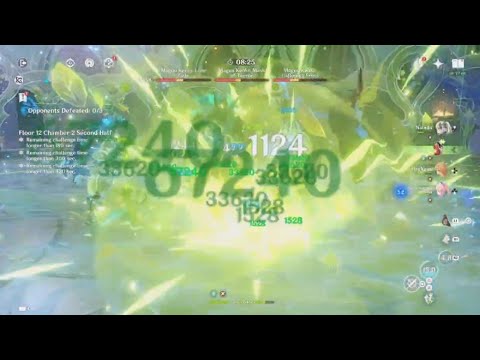 C0 Nilou and C2 Nahida Obliterate 3 Maguu Kenki in seconds