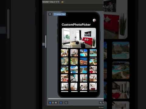 Custom PhotoPicker with Animation SwiftUI