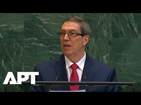 WATCH: Cuba FM Bruno Rodríguez Blasts U.S. Sanctions and Imperialism at UNGA | APT