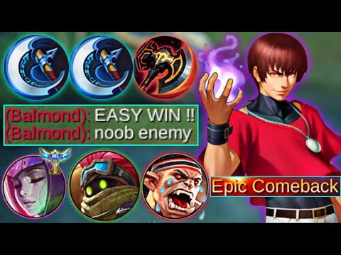 PLEASE DON'T UNDERESTIMATE DYRROTH THE UNDERRATED FIGHTER IN LATE GAME | BEST 1 SHOT BUILD | MLBB