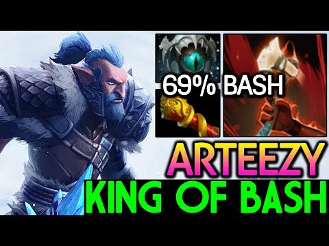 Arteezy [Troll Warlord] King of Bash 7.15 Dota 2
