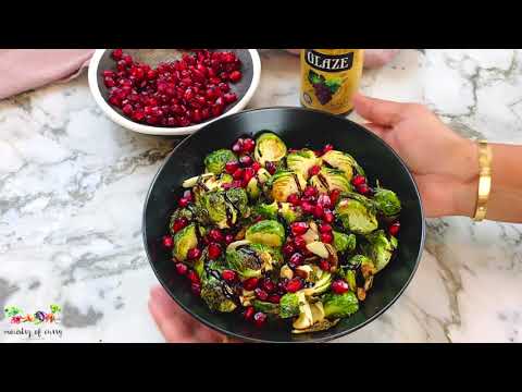 Air Fryer Brussels Sprouts with Balsamic Glaze