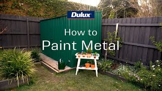 How to paint exterior metal | Dulux