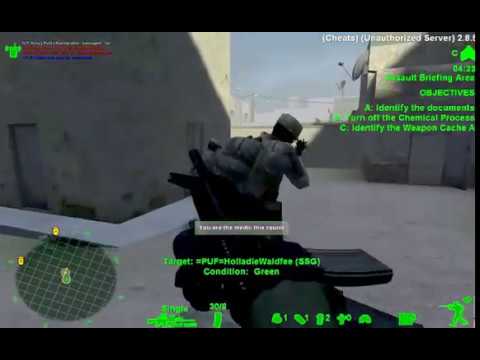 America's Army 2.8.5 Online 5 players - [weapons Hideout]