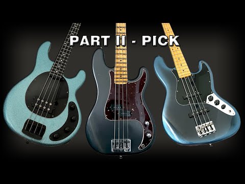 Fender Jazz Bass vs Precision vs Music Man StingRay - Part II - Pick