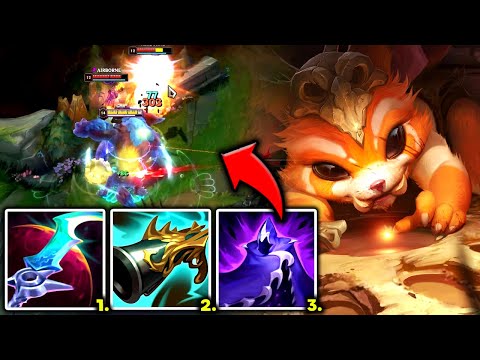 GNAR TOP BUT I THROW 1500+ DMG MASSIVE ROCKS (FULL LETHALITY GNAR) - S12 Gnar TOP Gameplay Guide