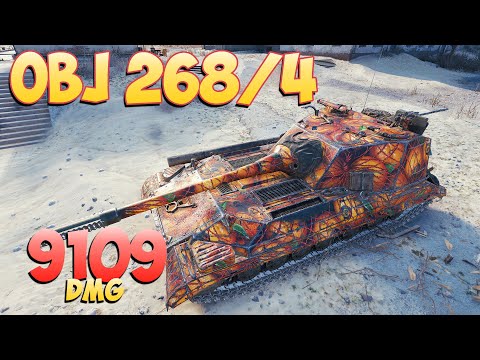 Obj 268/4 - 4 Kills 9.1K DMG • Good version! • World Of Tanks