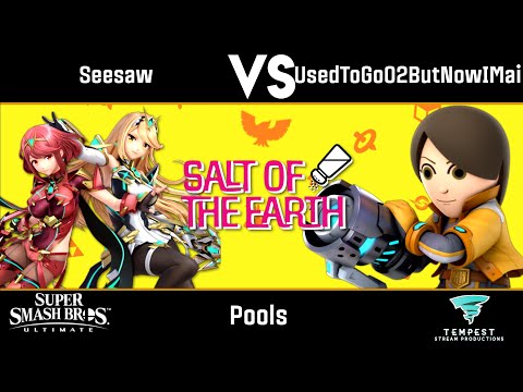 Seesaw (Pyra/Mythra) VS UsedToGo02ButNowIMainSteve (Mii Gunner) - Pools - Salt of the Earth 2