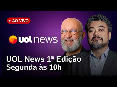 UOL News 1ª Edição com Leonardo Sakamoto e Josias de Souza ao vivo | 12 de outubro de 2026
