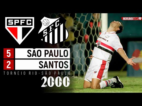 São Paulo 5x2 Santos - 2000 - FRANÇA E EVAIR ACABAM COM O CLÁSSICO! COM DIREITO A GOLAÇO!