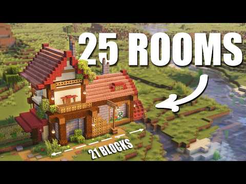 I made a 'starter house' that is BIGGER on the inside with the Create mod!