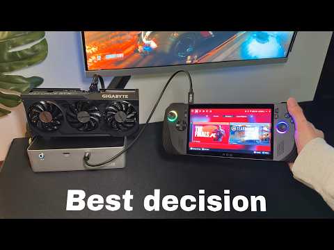 simple E-GPU setup for Legion Go and Rog Ally X