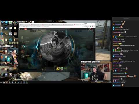 Summit1g reaction to Bjergsen Beef? Summit1g, Dyrus, & Emiru Stream TEAM! LoL Funny Moments #75