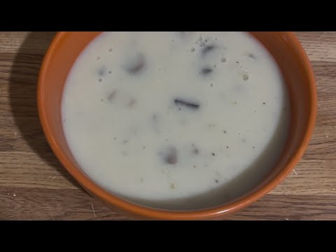 Comment faire une soupe de champignons économique facile / how to make inexpensive mushroom soup