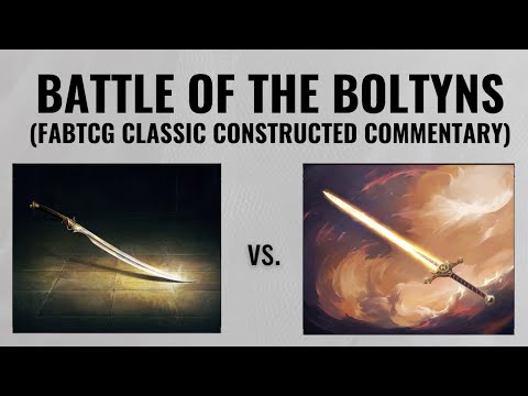 Flesh and Blood TCG: Battle of the Boltyns! Saber combo vs. Raydn aggro with commentary!