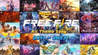FREE FIRE ALL THEME SONG OB1-OB41 🎧 | FREE FIRE THEME SONG 2017 - 2023