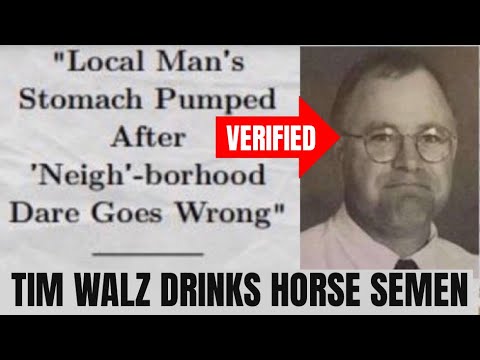 Tim Walz Horse Cum