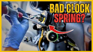 SYMPTOMS OF A BAD CLOCK SPRING | SIGNS CLOCK SPRING IS BROKEN