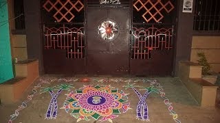preview picture of video 'Rangoli kolangal in Salem, part - I'