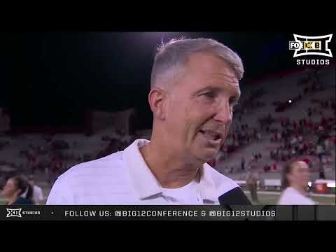 Arizona's Brent Brennan Post Game Interview after Kansas State Win | 2025 Big 12 Football