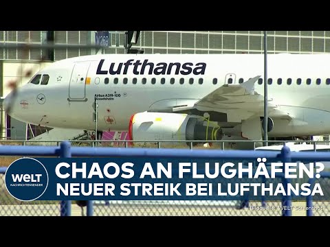 DEUTSCHLAND: Neuer Streik! Viele Passagiere betroffen! Gewerkschaft Ufo legt die Lufthansa lahm