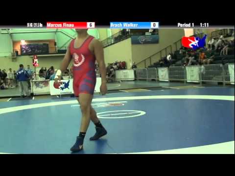 University Nat`ls GR 96 KG / 211.5 lbs: Marcus Finau vs. Brach Walker