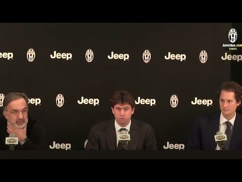 The press conference featuring Agnelli, Elkann and Marchionne