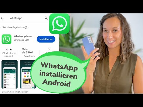 WHATSAPP INSTALLIEREN und EINRICHTEN 📱Android Anleitung 2023