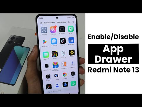 Enable App Drawer In Redmi Note 13 | App Drawer Settings
