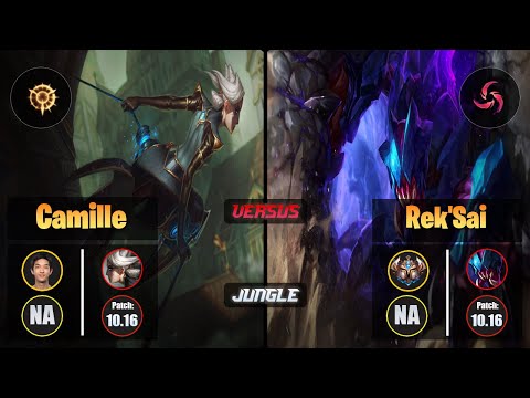 Blaber CAMILLE (Jungle) [Press the Attack] VS REK'SAI - Challenger NA Patch 10.16