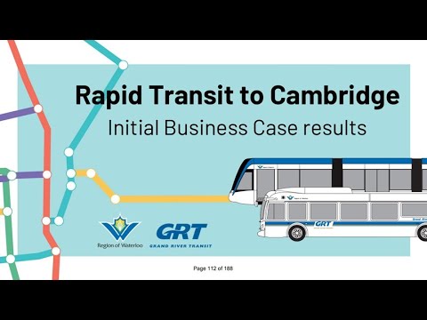 Rapid Transit to Cambridge: Initial Business Case Results