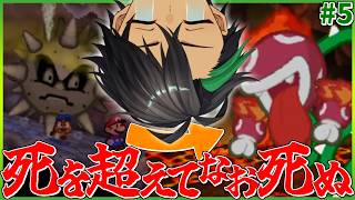 南の島の火山攻略、巨岩とファイアパックンで2度ﾀﾋぬｗｗｗpart5【マリオストーリー】