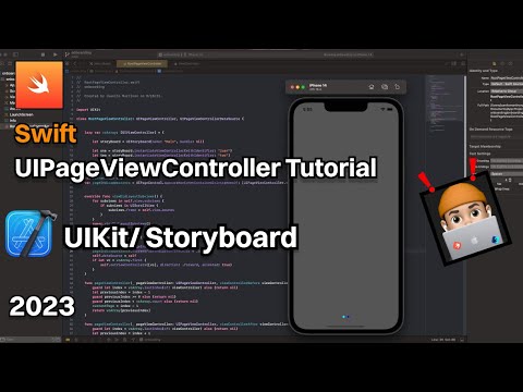 How To Use UIPageViewController . A Tutorial using UIKit/ Storyboards (Swift 5)- Xcode 14 2023