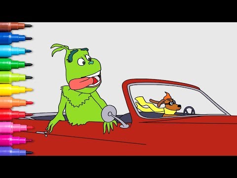 Grinch - Coloring Pages Coloring Books for Kids Rainbow TV