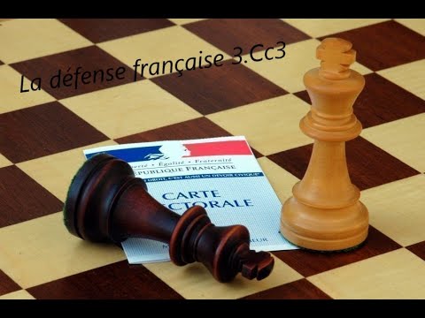 La défense française pour les noirs aux échecs avec 3.Cc3