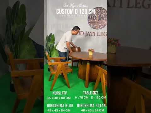 SET MAKAN CUSTOM D : 120 CM