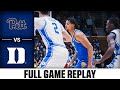 Pitt Vs Duke Full Game Replay 2024 25 ACC Men S Basketball