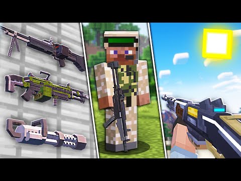 10 EPIC Gun Mods for Minecraft!! 😱