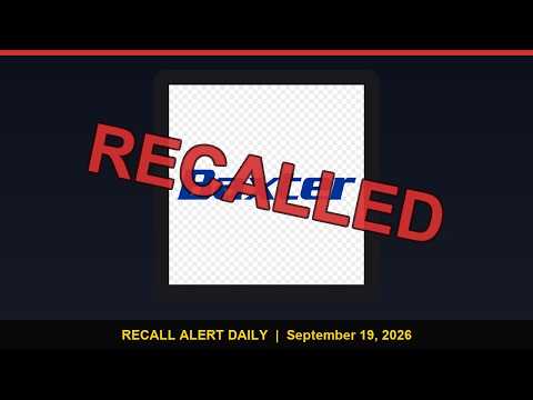 Urgent Medication Recall Notice & Pharmacy Lot Verification
