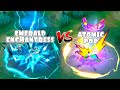 Eudora Revamp Emerald Enchantress VS Atomic Pop Skin Comparison