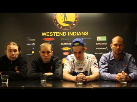 9.3.2014 Lehdistötilaisuus 2. puolivälierä Indians - Classic