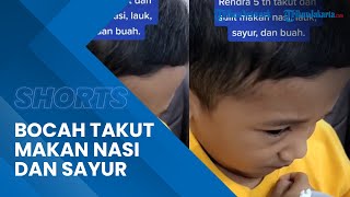 Viral Video Anak 5 Tahun Takut Makan Nasi dan Sayur hingga Dibawa untuk Hipnoterapi, Ini Penyebabnya
